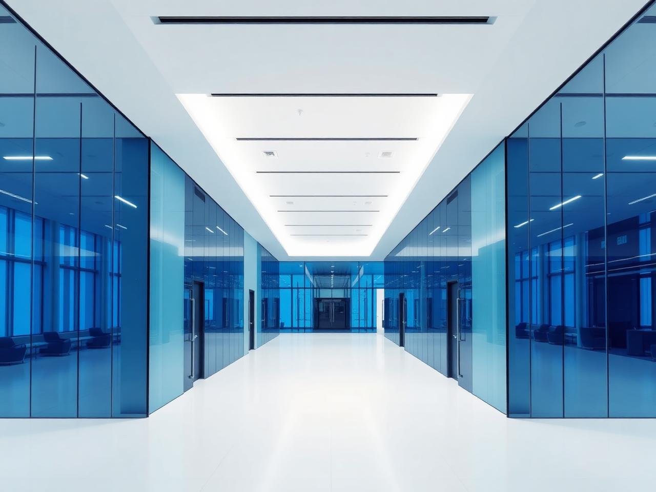 Bright modern corporate office interior